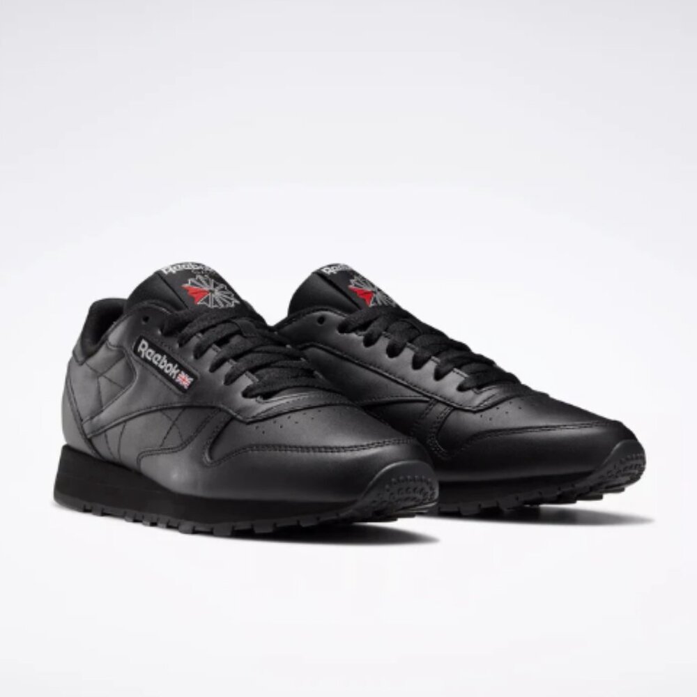 NIB - Reebox Classic Leather Shoes - Black - Size 11.5